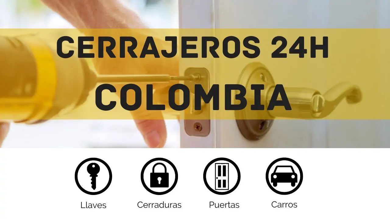 Cerrajero urgente a domicilio en Colombia